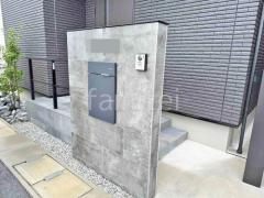 新築シンプル オープン外構