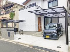 新築シンプル オープン外構