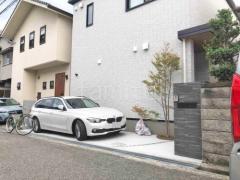 新築シンプル オープン外構