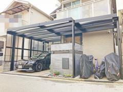 リフォームシンプル オープン外構