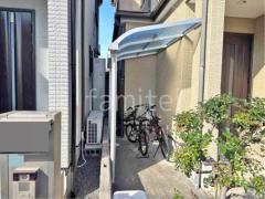 1階テラス屋根 (雨除け) YKKAP ソラリアR アール屋根 スタンダード 壁付