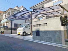 新築シンプル オープン外構
