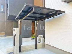 サイクルポート 自転車バイク屋根 YKKAP エフルージュ FIRST フラット屋根