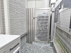 片開き 門扉 LIXIL AB YR3型 太横桟